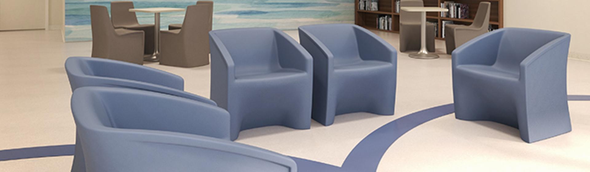 Hardi Club chair in a healthcare setting