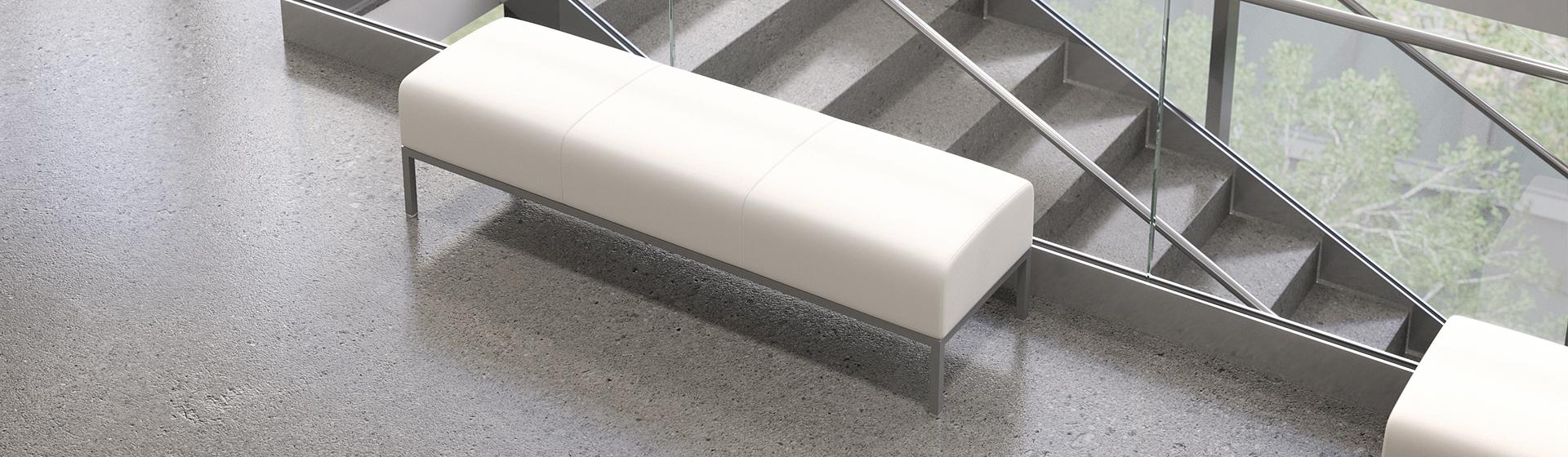 Tailor Benches in a healthcare corridor