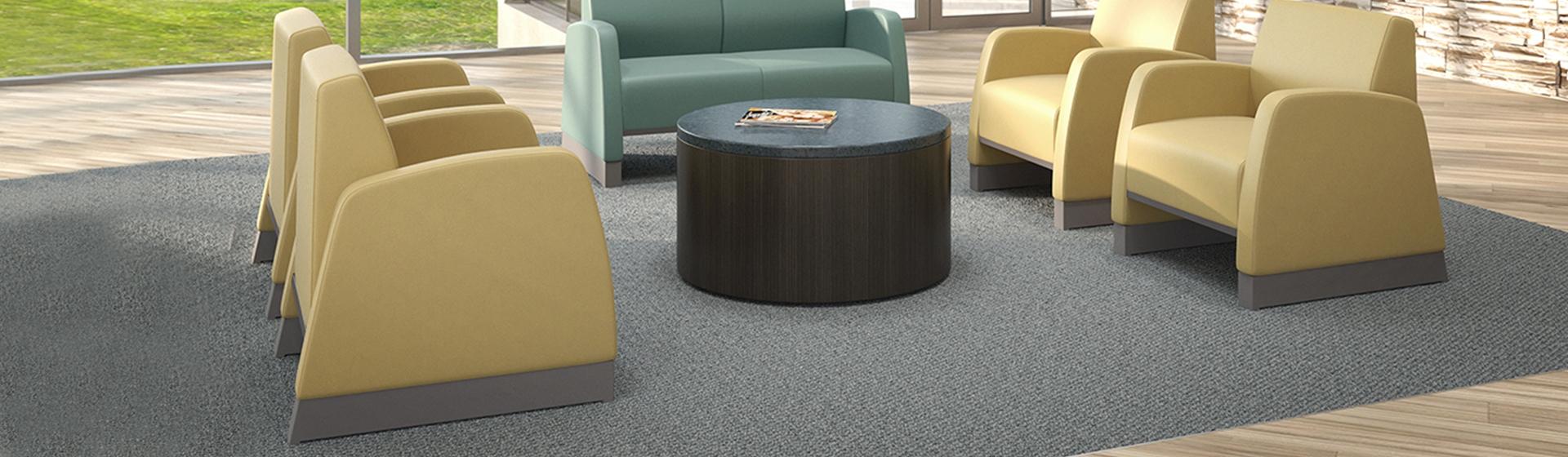 Tailor HD in a lobby