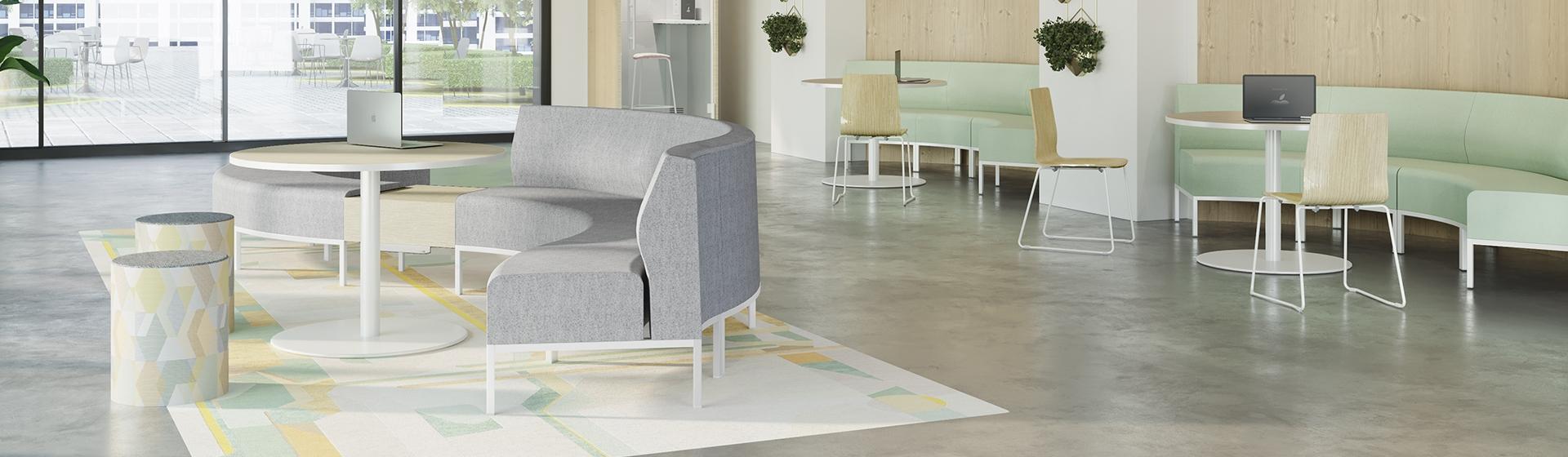 Tailor modular in a lounge setting