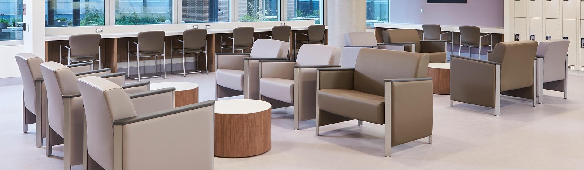 Dignity2 in a behavioral health lounge setting
