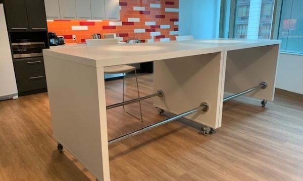 table on casters
