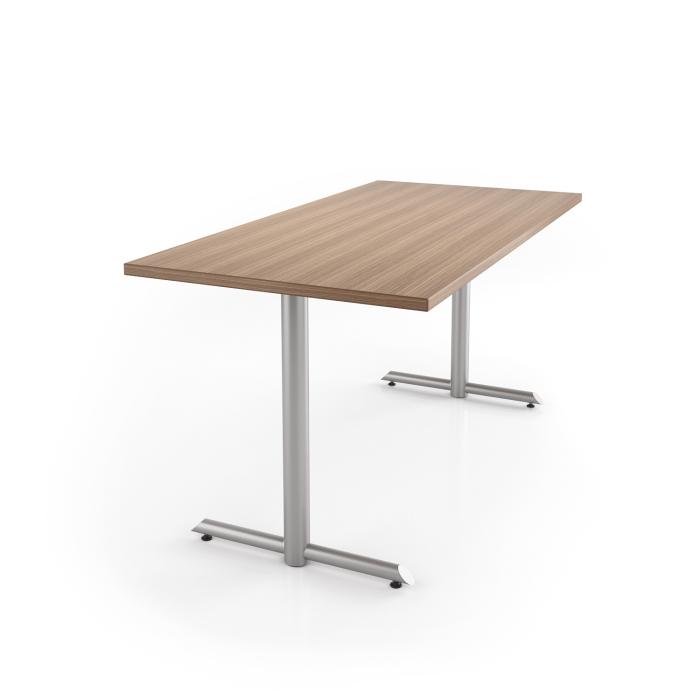 Spec Furniture Acute Table T base, rectangle top