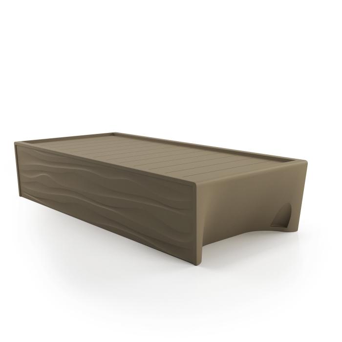 Spec Furniture Hardi Bed Brown, no mattress, on white background