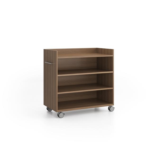 Spec Furniture Hospitality Cart, two open fixed shelves, on casters