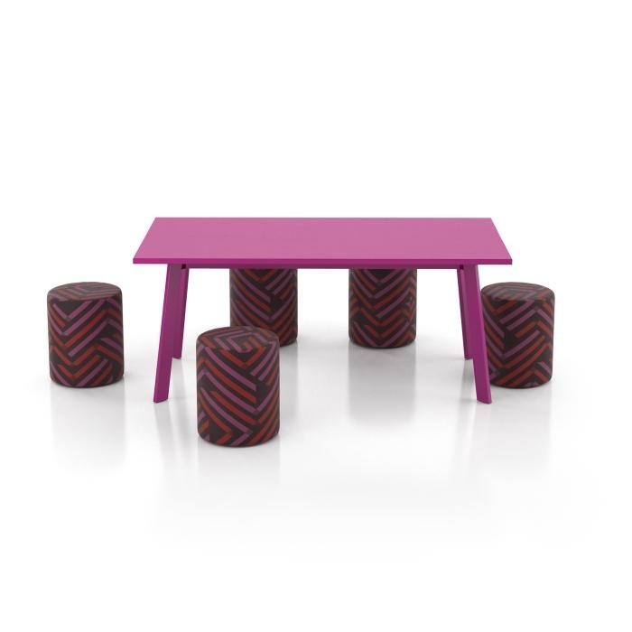 Spec Furniture Parkdale Table, 30h, rectangle top, single piece top