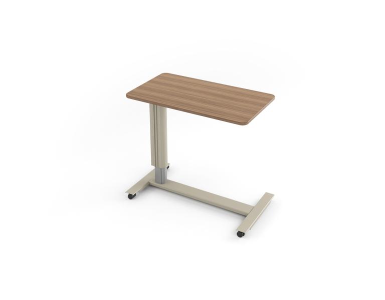 Spec Furniture Overbed Table, rectangle top, H base