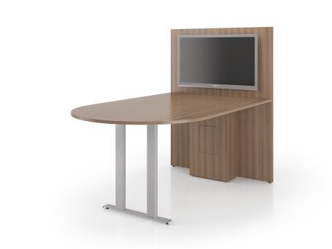 Manhattan with media wall