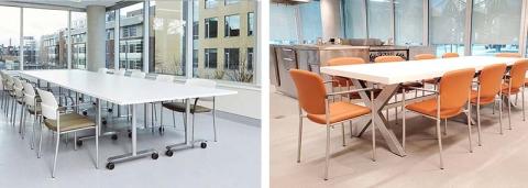 Behavioral Health art room and kitchen