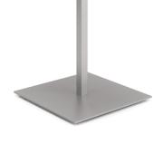Square metal base