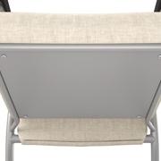 Metal plate on underside can be added for additional weight