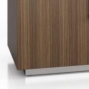 2" Brushed Aluminum Laminate Kickplate Base