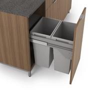 Garbage Pull-out with two Bins