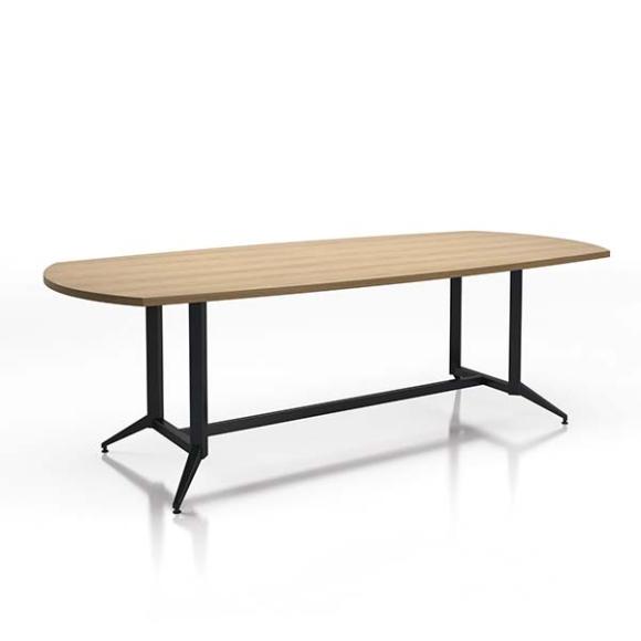 Yorkville with New Age Oak laminate top yrky2 base