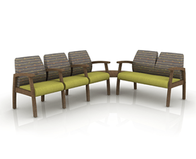 Cooper Huntsville connected with green fabric