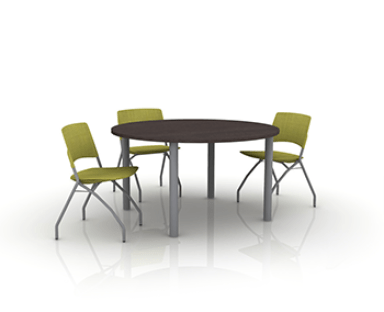 Eighteen5 with Post Legs table