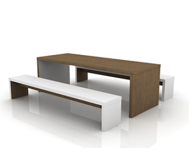 EndZone Benches with EndZone table